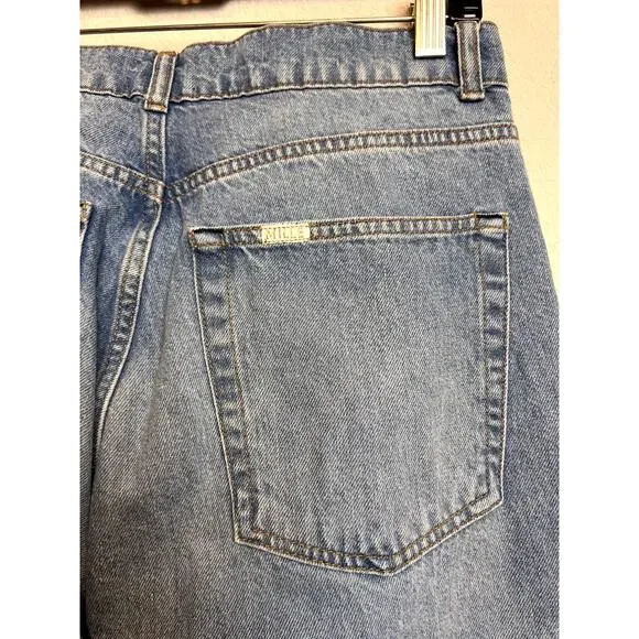 Mille Denim Ashton High Rise Wide Leg Flare Jeans Size 29